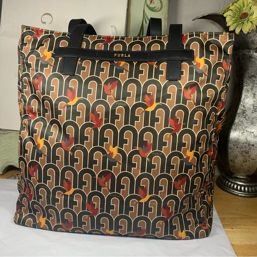 Furla Multicolor Graphic Tote